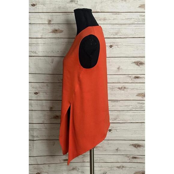 Babaton Aritzia red orange Hopkins tie-front sleeveless blouse Size XS - Picture 4 of 7